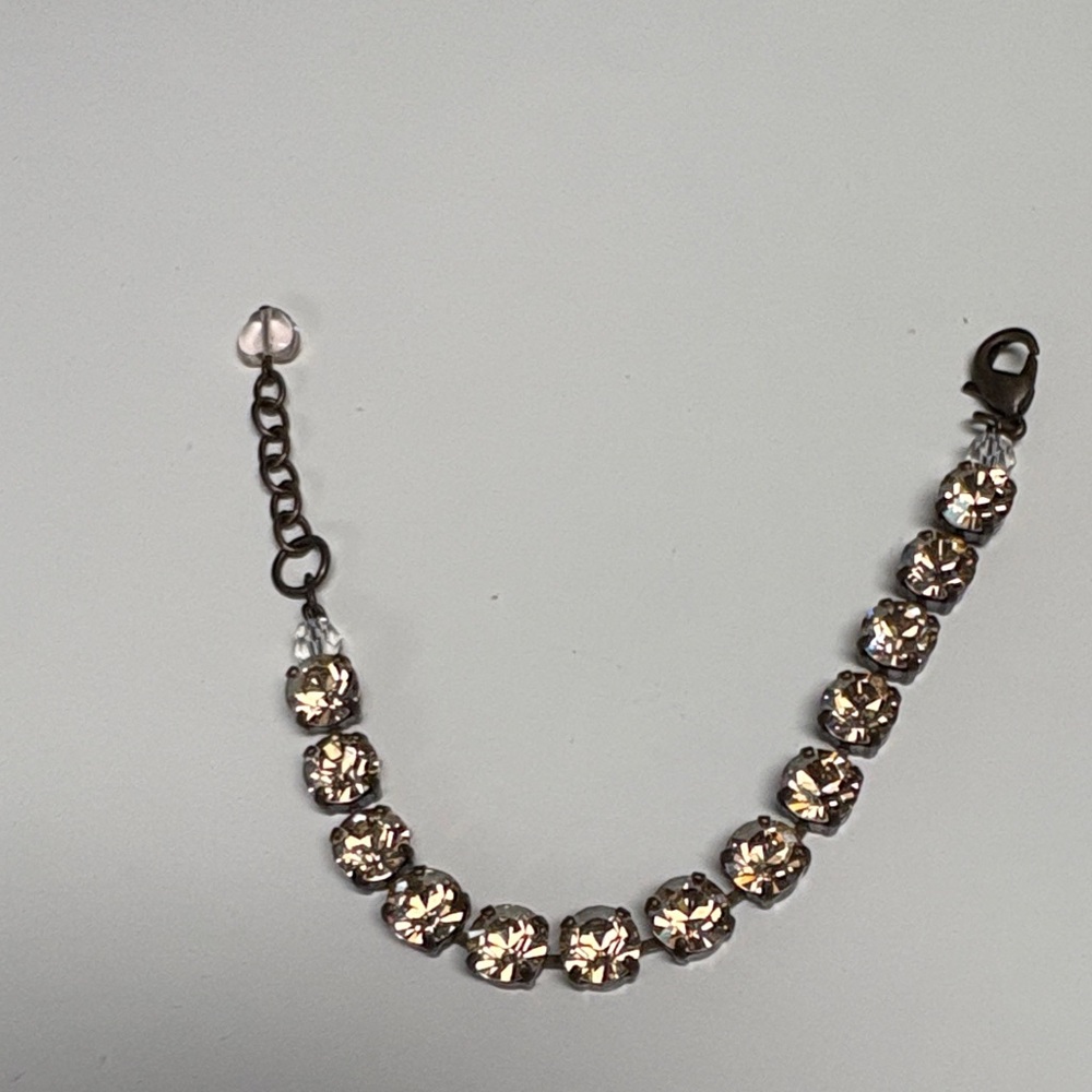Sabika Gold Crystal Bracelet